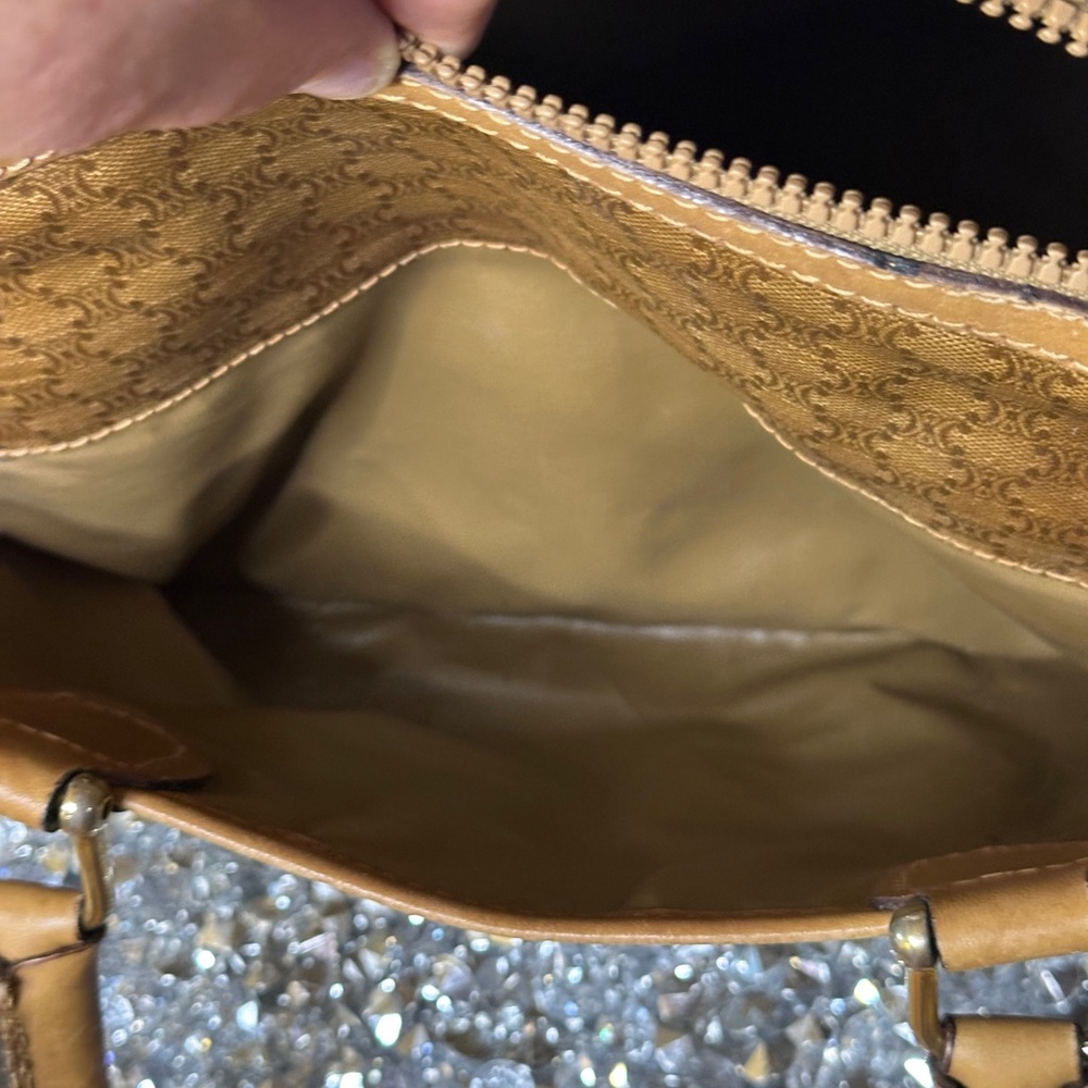 Vintage Celine Macadam Boston Bag. - Picture 9 of 12